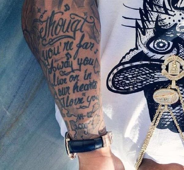 Los tatuajes de Memphis Depay: cuántos tiene, cómo son y diseños